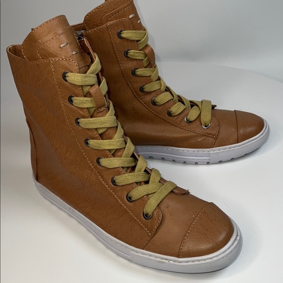 Kelsi Dagger Shoes - 💛NWT WOMENS  KELSI DAGGER BROOKLYN LACE UP LEATHER HIGH TOP BOOTS SIZE 8.5